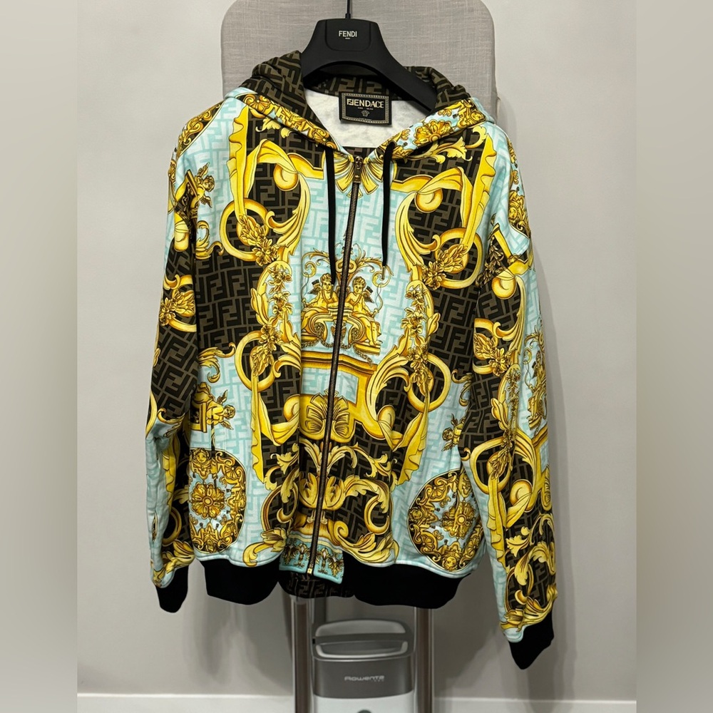 Fendace Sweater & Pant Set – The Ultimate Fusion of Luxury (Fendi + Versace)